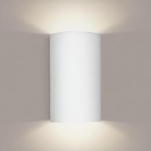 A-19 204-WETST-1LEDE26-A31 - Gran Tenos Wall Sconce: Satin White (Wet Sealed Top, E26 Base LED (Bulb included))