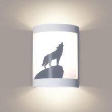 A-19 F200H-WETST-S4 - Lone Wolf Wall Sconce: Beige Granite (Wet Sealed Top)