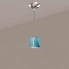 A-19 LVMP22-TC-LEDMR16 - Sake Low Voltage Mini Pendant Teal Crackle (12V Dimmable MR16 LED (Bulb included))