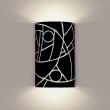 A-19 M20303-BL-WET - Picasso Wall Sconce Black (Outdoor/WET Location)