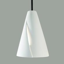 A-19 MP05-S4-BCC - Whirl Mini Pendant: Beige Granite (Black Cord & Canopy)