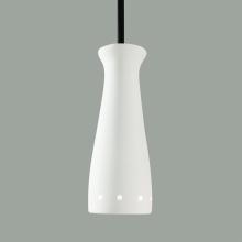 A-19 MP07-S4-BCC - Pilsner Mini Pendant: Beige Granite (Black Cord & Canopy)