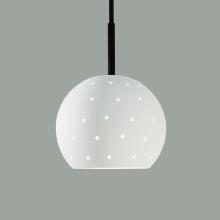 A-19 MP17-M6-BCC - Lunar Mini Pendant: Heat Treated Steel (Black Cord & Canopy)