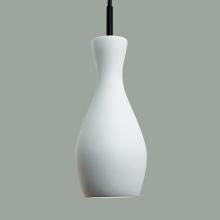 A-19 MP19-S4-BCC - Amphora Mini Pendant: Beige Granite (Black Cord & Canopy)