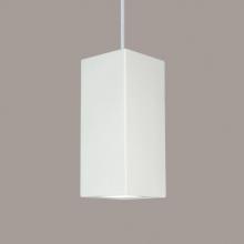 A-19 P1802-A10-WCC - Gran Timor Pendant: Graphite (White Cord & Canopy)