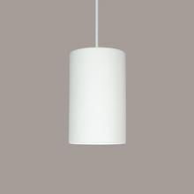 A-19 P201-A10-WCC - Andros Pendant: Graphite (White Cord & Canopy)