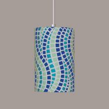 A-19 PM20302-MU-WCC-1LEDE26 - Channels Pendant Multicolor (White Cord & Canopy)