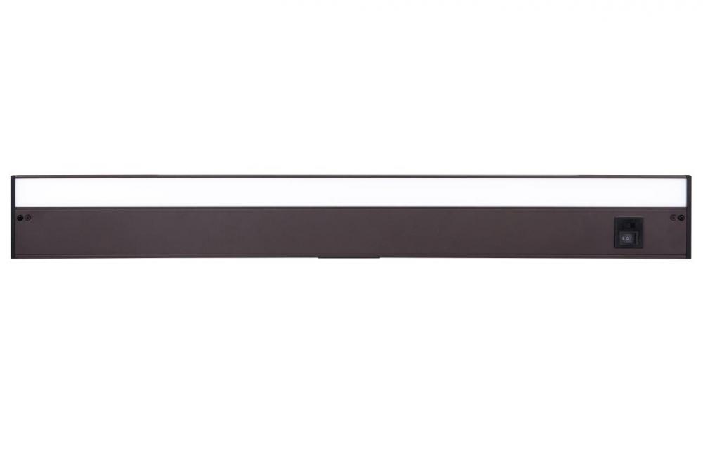 30&#34; Under Cabinet LED Light Bar in Bronze (3-in-1 Adjustable Color Temperature)