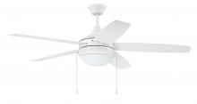 Craftmade EPHA52W5 - 52&#34; Phaze Energy Star 5 in White w/ White Blades