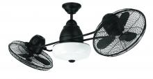 Craftmade BW248FB6 - 48&#34; Bellows II Indoor/Outdoor (Damp) in Flat Black w/ Flat Black Blades