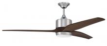 Craftmade MOB60CH3 - 60&#34; Mobi in Chrome w/ Walnut Blades