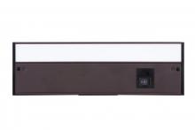 Craftmade CUC3012-BZ-LED - 12&#34; Under Cabinet LED Light Bar in Bronze (3-in-1 Adjustable Color Temperature)