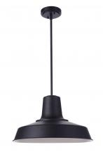 Craftmade ZA5711-MN - Briscoe 1 Light 18&#34; Outdoor Pendant in Midnight