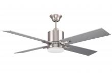 Craftmade TEA52BNK4 - 52&#34; Teana in Brushed Polished Nickel w/ Brushed Nickel/Walnut Blades