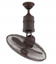 Craftmade BW321AG3 - 18&#34; Bellows III Indoor/Outdoor (Damp) in Aged Bronze Textured w/ Aged Bronze Blades