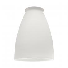 Craftmade 411W - 2 1/4&#34; Glass- Frosted Matte White, Slim Cone