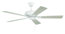 Craftmade ECF52W5-WWOK - 52&#34; Eos in White w/ White/Washed Oak Blades