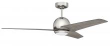 Craftmade NTE52PLN3 - 52&#34; Nate in Polished Nickel Finish, Greywood Blades, Light kit included (Optional), WiFi Control