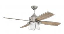 Craftmade WAT52BNK4 - 52&#34; Waterfront in Brushed Polished Nickel w/ Brushed Polished Nickel/Dark Driftwood Blades