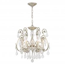 Crystorama 5115-OS-CL-MWP - Regis 6 Light Hand Cut Crystal Olde Silver Chandelier