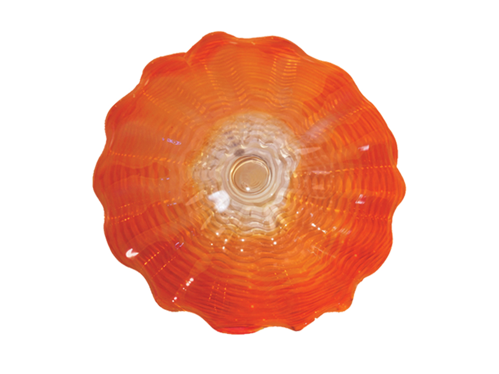 Titian 12&#34; Hand Blown Art Glass Wall Décor