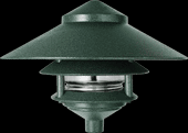 RAB Lighting LL323VG - LANDSCAPE 1220 LUMENS LAWN LIGHT 3 TIER 10 INCHES TOP 75W MAX VERDE GREEN