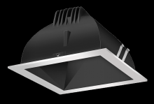 RAB Lighting NDLED6SD-50YNHC-B-S - RECESSED DOWNLIGHTS 20 LUMENS NDLED6SD 6 INCH SQUARE UNIVERSAL DIMMING 50 DEGREE BEAM SPREAD 3500K