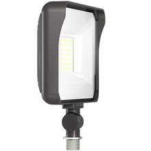 RAB Lighting X34-65L-840/120 - Floodlights, 7695 lumens, X34, 64W, knuckle mount, 80CRI 4000K, bronze, 120V