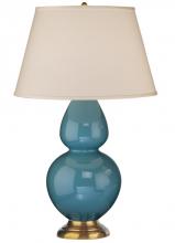 Robert Abbey 1751X - Peacock Double Gourd Table Lamp