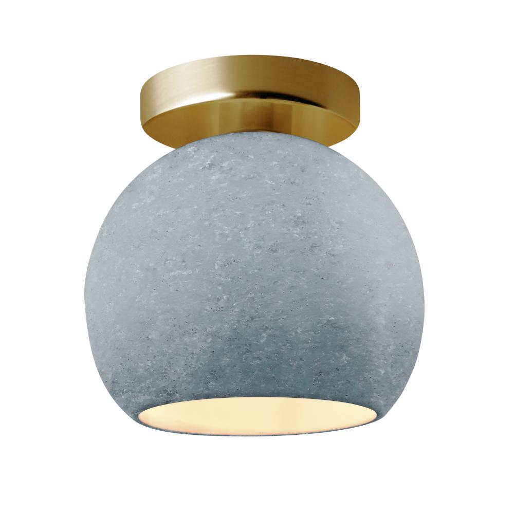 Medium Globe LED Semi-Flush