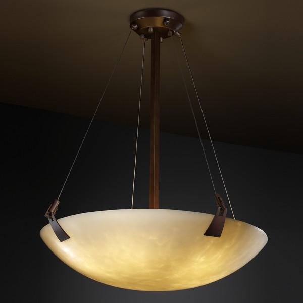 48&#34; Pendant Bowl w/ Tapered Clips