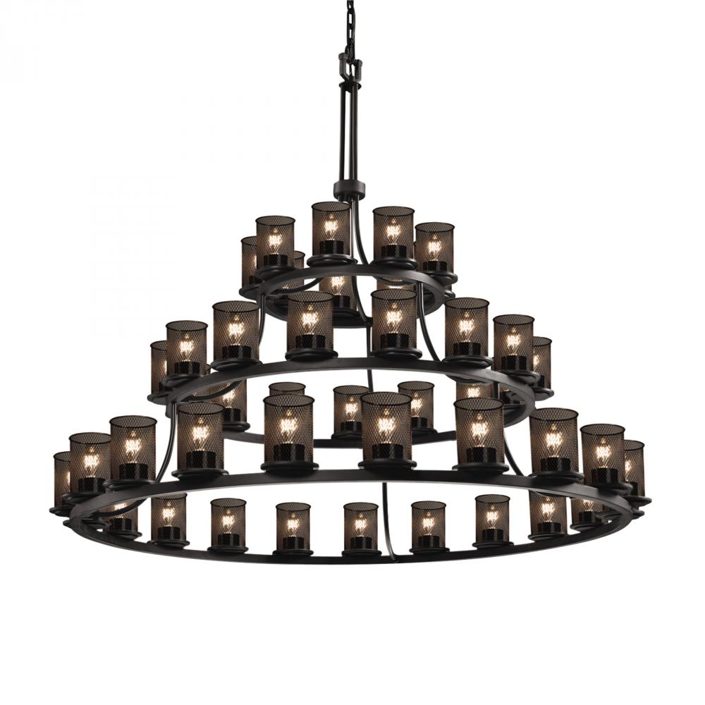 Dakota 45-Light 3-Tier Ring Chandelier