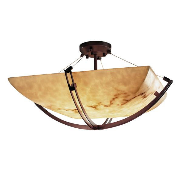 48&#34; Semi-Flush Bowl w/ Crossbar