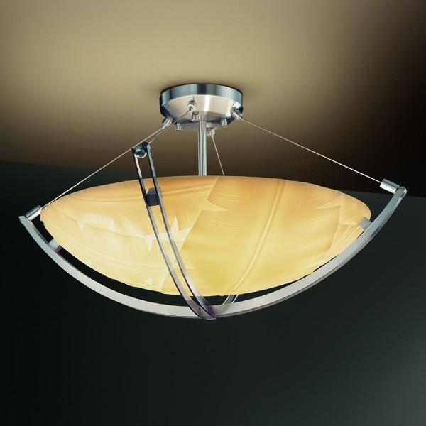 24&#34; Semi-Flush Bowl w/ Crossbar