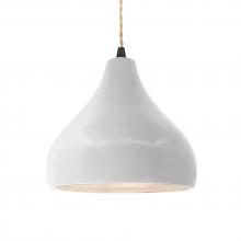 Justice Design Group CER-6563-BIS-MBLK-BEIG-TWST - Medium Droplet 1-Light Pendant