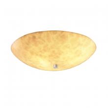 Justice Design Group CLD-9672-35-NCKL - 24&#34; Semi-Flush Bowl w/ GU24-LED Lamping