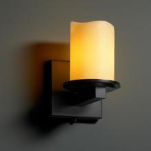 Justice Design Group CNDL-8771-14-AMBR-CROM - Dakota 1-Light Wall Sconce