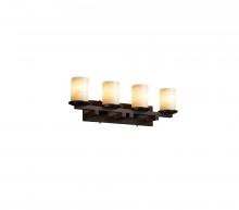 Justice Design Group CLD-8774-10-CROM - Dakota 4-Light Straight-Bar Bath Bar