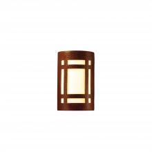 Justice Design Group CER-7485W-HMCP - Small Craftsman Window - Open Top & Bottom (Outdoor)