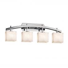 Justice Design Group CLD-8594-55-CROM-LED4-2800 - Archway 4-Light LED Bath Bar