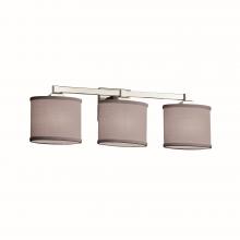 Justice Design Group FAB-8433-30-GRAY-CROM-LED3-2100 - Regency 3-Light LED Bath Bar