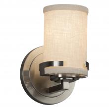 Justice Design Group FAB-8451-10-CREM-NCKL-LED1-700 - Atlas 1-Light LED Wall Sconce