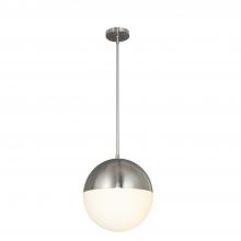 Justice Design Group FSN-4152-OPAL-NCKL - Ion 1-Light 14&#34; Pendant