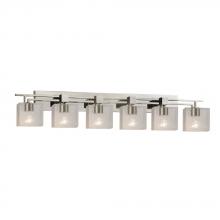 Justice Design Group FSN-8706-55-SEED-NCKL-LED6-4200 - Aero 6-Light LED Bath Bar