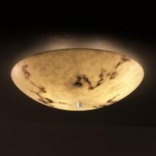 Justice Design Group FAL-9672-35-DBRZ - 24&#34; Semi-Flush Bowl w/ GU24-LED Lamping