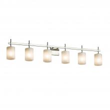 Justice Design Group FSN-8416-10-WEVE-NCKL-LED6-4200 - Union 6-Light LED Bath Bar