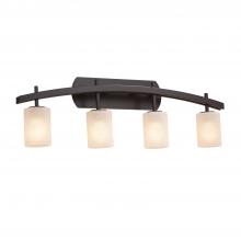 Justice Design Group FSN-8594-10-FRCR-DBRZ-LED4-2800 - Archway 4-Light LED Bath Bar