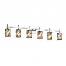 Justice Design Group WGL-8416-10-SWCB-NCKL-LED6-4200 - Union 6-Light LED Bath Bar