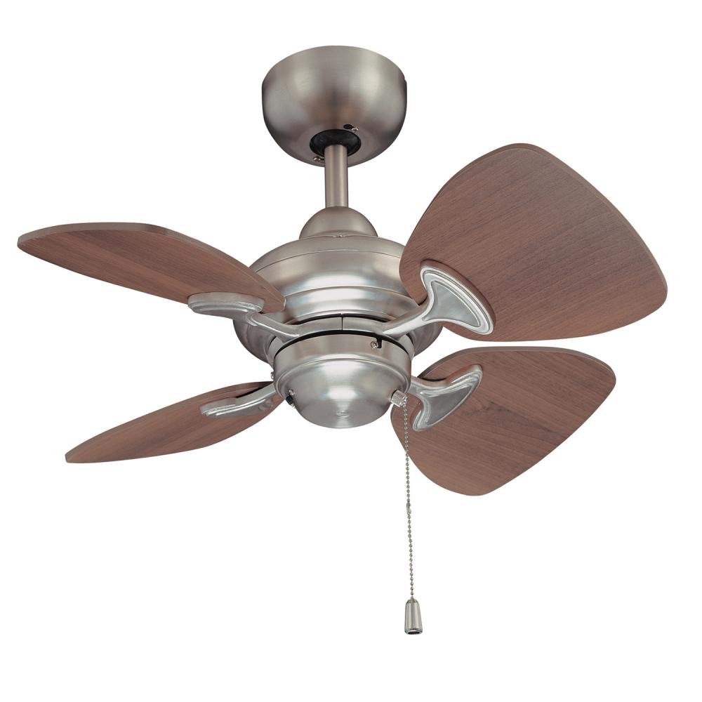 Aires 24 in. Satin Nickel Ceiling Fan