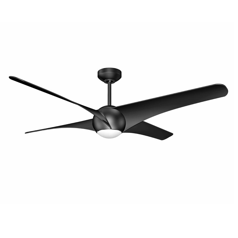 JUNO 54 in. Black Ceiling Fan